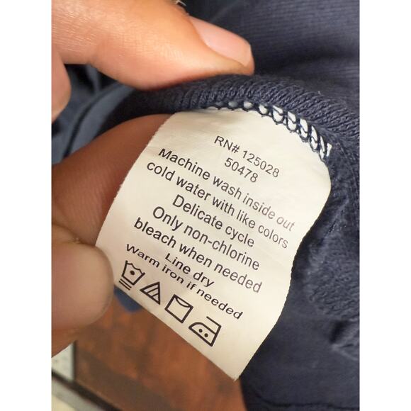 Psycho Bunny Polo Short Sleeve Shirt Preppy Solid Navy Blue Logo Mens 7 XL EUC - Picture 6 of 7